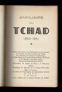 ANNUAIRE DU TCHAD 1950-51