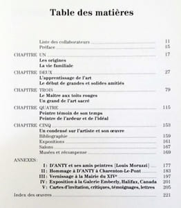 HENRY D'ANTY 1910 - [1988]  ÉCOLE DE PARIS  CINQUANTE ANS DE PEINTURE