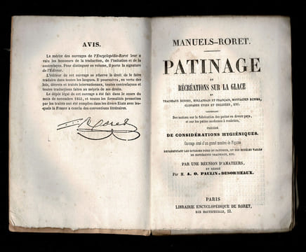 PATINAGE ET RÉCRÉATIONS SUR LA GLACE. PAULIN-DESORMEAUX A. O.