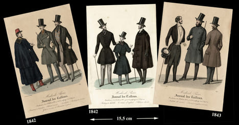 JOURNAL DES TAILLEURS. Ensemble de 3 gravures.. undefined