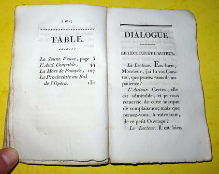 CONTES NOUVEAUX SANS PRÉFACE SANS NOTES ET SANS PRÉTENTIONS par UN HOMME DE LETTRES Auteur de plusieurs ouvrages qui n'ont point eu de succès, et ...