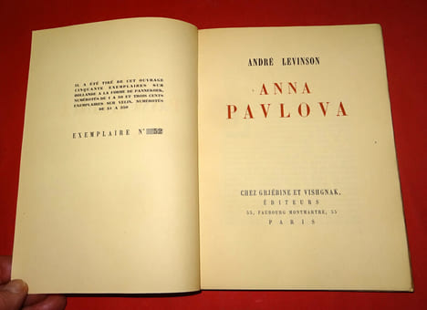 ANNA PAVLOVA. LEVINSON