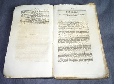 ANNUAIRE STATISTIQUE ET COMMERCIAL du Département d'INDRE-ET-LOIRE pour 1843