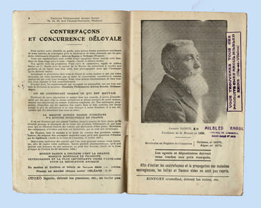 Catalogue 1937 de La Fabrique spéciale de PRODUITS VÉTÉRINAIRES Adrien Sassin, à Orléans et à Alger.