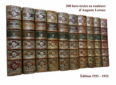 MÉMOIRES DE CASANOVA DE SEINGALT ÉCRITS PAR LUI-MÊME.
Complet en 10 volumes.