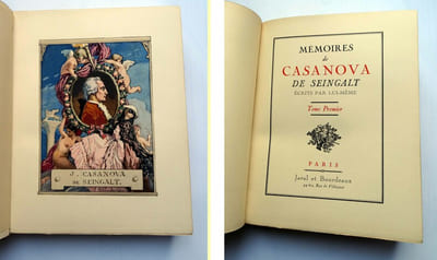 MÉMOIRES DE CASANOVA DE SEINGALT ÉCRITS PAR LUI-MÊME.
Complet en 10 volumes.