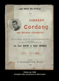 COMMENT CORDANG EST DEVENU CHAMPION.
Vie, Hygiène, Méthode d'entraînement, etc.