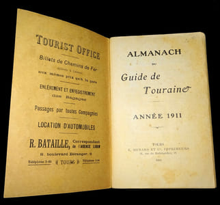 ALMANACH DU GUIDE DE TOURAINE 1911.
