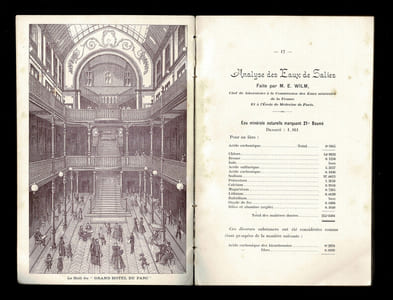 SALIES-GUIDE. Excursions, Analyses des eaux, Renseignements divers