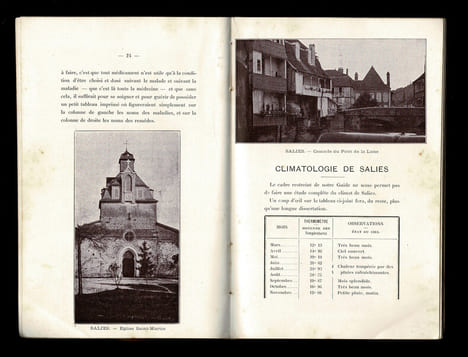 SALIES-GUIDE. Excursions, Analyses des eaux, Renseignements divers. undefined