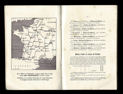 SALIES-GUIDE. Excursions, Analyses des eaux, Renseignements divers. undefined