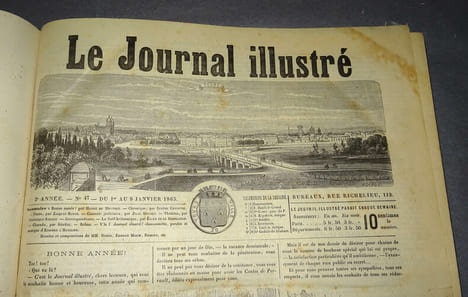 LE JOURNAL ILLUSTRÉ 1865.. undefined