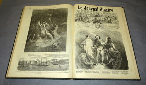 LE JOURNAL ILLUSTRÉ 1865.. undefined