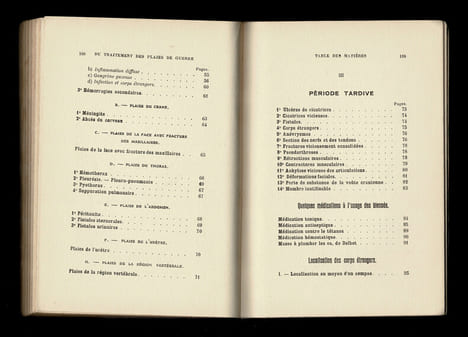 INDICATIONS GÉNÉRALES DU TRAITEMENT DES PLAIES DE GUERRE
suivies de quelques médications à l'usage des blessés, la localisation des corps étrangers, ...