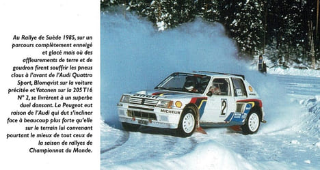 LA PEUGEOT 205 ET LE SPORT, PARI GAGNÉ. LHOSPIED Frédérick