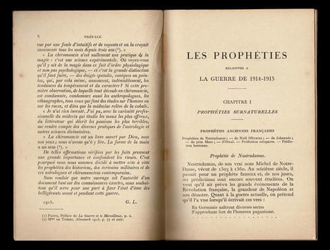 LES PROPHÉTIES RELATIVES À LA GUERRE 1914 - 1915.. LANGLOIS Gabriel.