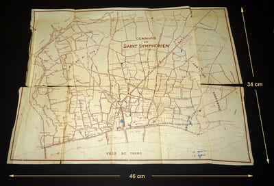 ANNUAIRE-GUIDE ET PLAN de SAINT-SYMPHORIEN. 1936