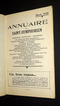 ANNUAIRE-GUIDE ET PLAN de SAINT-SYMPHORIEN. 1936. undefined