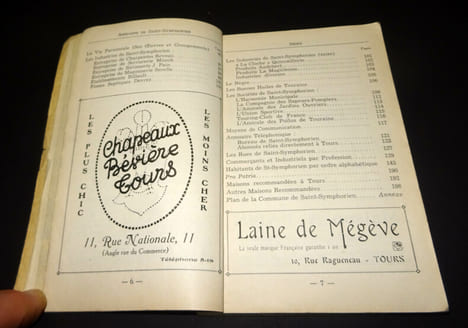 ANNUAIRE-GUIDE ET PLAN de SAINT-SYMPHORIEN. 1936. undefined
