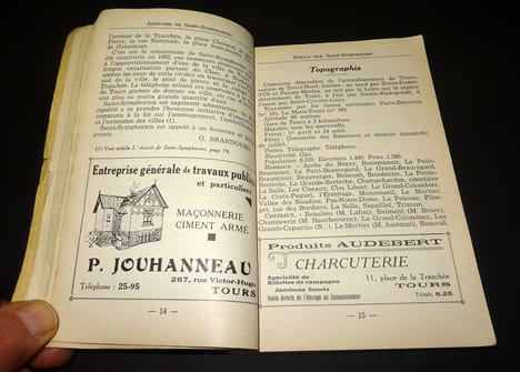 ANNUAIRE-GUIDE ET PLAN de SAINT-SYMPHORIEN. 1936. undefined
