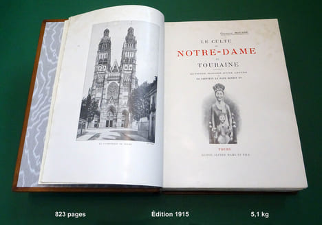 LE CULTE DE NOTRE-DAME EN TOURAINE. MOUSSÉ Chanoine
