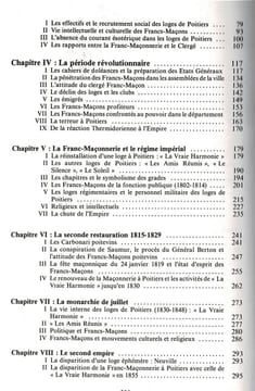 HISTOIRE DE LA FRANC-MAÇONNERIE ET DES SOCIÉTÉS SECRÈTES DANS LE DÉPARTEMENT DE LA VIENNE (1750-1943).. FAUCHER Jean-Claude