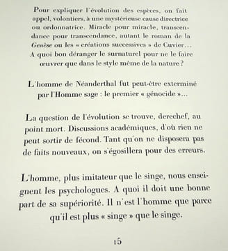 NOTES D'UN BIOLOGISTE.. ROSTAND Jean. Avant-propos de Raymond QUENEAU. Gravures au burin par Albert FLOCON.