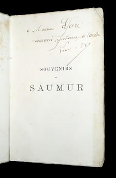 SOUVENIRS DE SAUMUR.. LOUIS D'OR. Pseudonyme du Commandant PICARD Louis-Auguste.