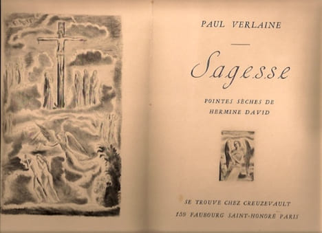 Sagesse.. / DAVID Hermine / - VERLAINE (Paul).