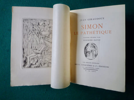 Simon le pathétique.. / DAVID Hermine / - GIRAUDOUX (Jean).