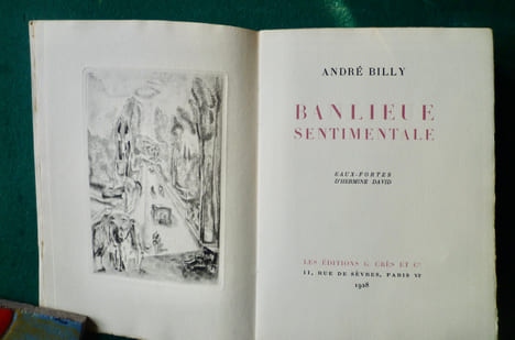 Banlieue sentimentale.. / DAVID Hermine / - BILLY (André).