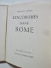 Rencontres dans Rome.. / DAVID Hermine /  -  L'AIGLE (Marie de).