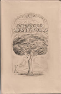 Romances sans paroles.