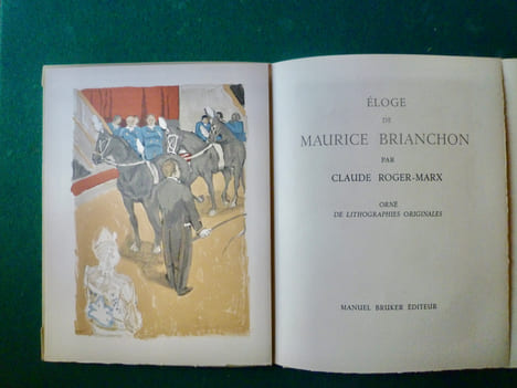 Éloge de Maurice BRIANCHON. Claude ROGER-MARX