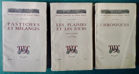 Pastiches et Mélanges - Les Plaisirs et les Jours - Chroniques. Marcel PROUST