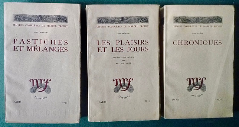 Pastiches et Mélanges - Les Plaisirs et les Jours - Chroniques