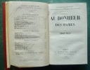 Au Bonheur des Dames. ZOLA (Emile)