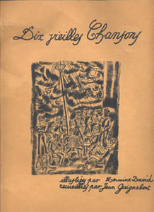 Dix vieilles chansons. Recueillies par Jean GUIGNEBERT.