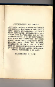 Poésies.