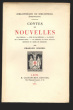 Contes et Nouvelles.. NODIER (Charles).