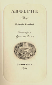 Adolphe.. / DAVID Hermine / - CONSTANT (Benjamin).