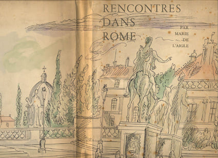 Rencontres dans Rome.. / DAVID Hermine /  -  L'AIGLE (Marie de).