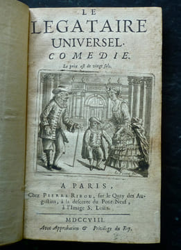 Le Légataire universel. Comédie. Critique du Légataire. Comédie.. REGNARD (Jean-François)