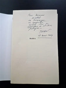 Maria. Roman paysan.
Préface de Henri Pourrat.
Postface de Ferdinand Brossel.