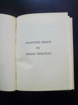 Chapitres inédits du Grand Troupeau.. Jean GIONO