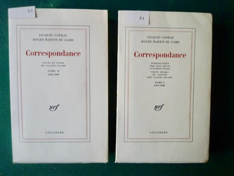Correspondance.
Tome 1: 1913 - 1928. Introduction par Jean DELAY. Texte établi et annoté par Claude Sicard.
Tome 2: 1929 - 1949. Notes et index de ...