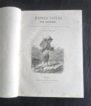 D'après Nature.. GAVARNI -
Jules JANIN - Paul de SAINT-VICTOR - Edmond TEXIER -Edmond et Jules de GONCOURT