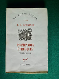 Promenades étrusques
Traduit par Thérèse Aubray
Collection "Du Monde Entier"