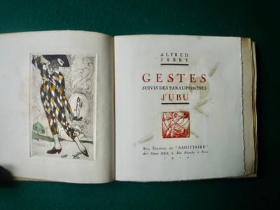 Gestes suivis des Paralipomènes d'UBU.