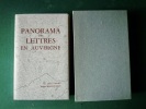 Panorama des lettres en Auvergne.. Jean LARAT - Lucien MAISONNEUVE